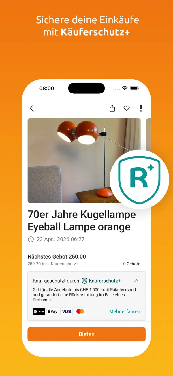 Ricardo: Secondhand Marktplatz iPhone App Screenshot 5 – Shopping