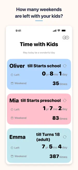 TimeWithKids screenshot 1