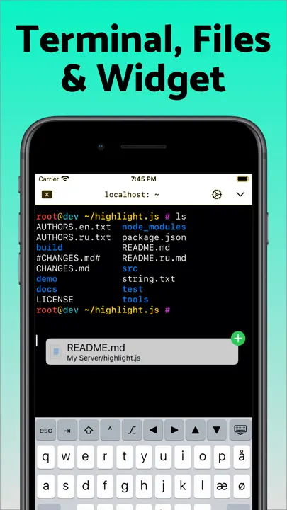 SSH Client - Secure ShellFish iPhone-skjermbilde 2