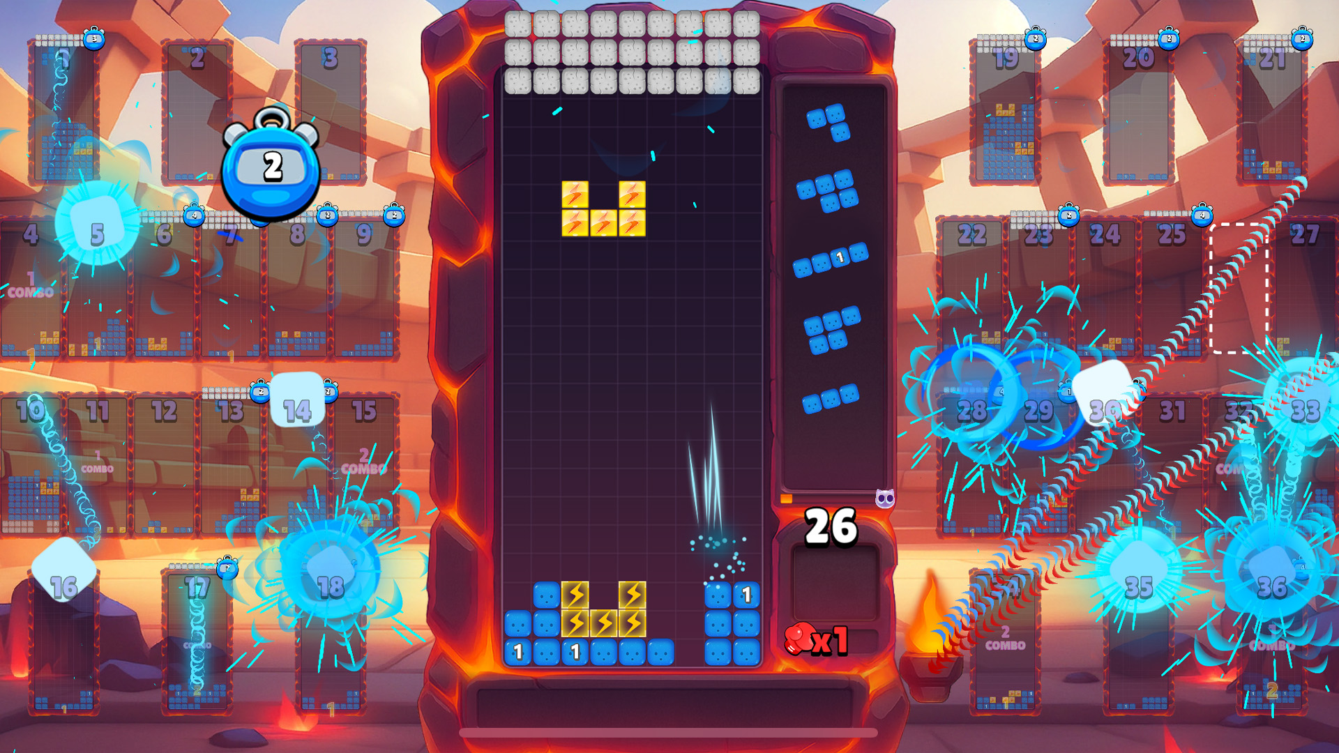 Strange Block - 36 in battle