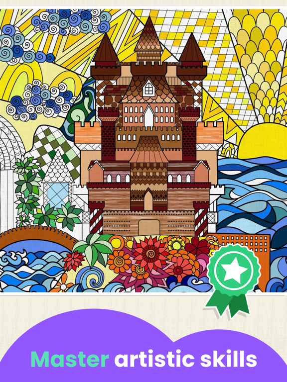 SKIDOS Coloring Games for Kids iPad screenshot 1 - Education app