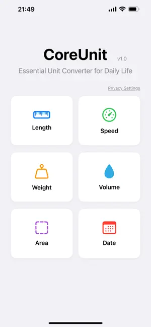CoreUnit screenshot 1