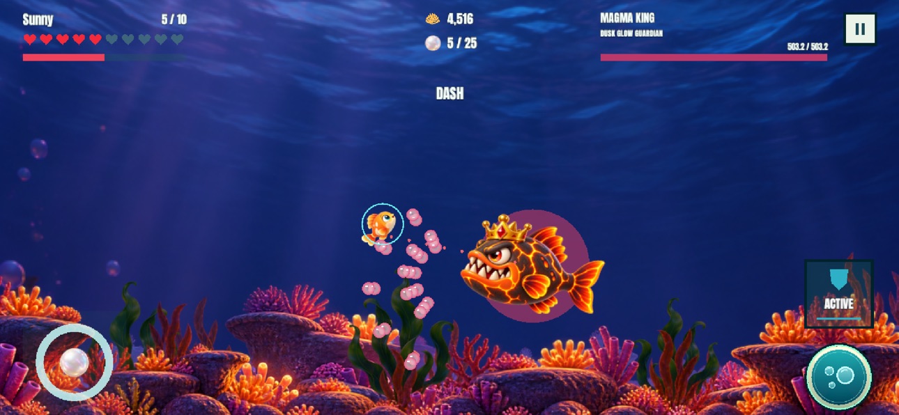 Screenshot 2 of Fly Fish: Pearl Adventure