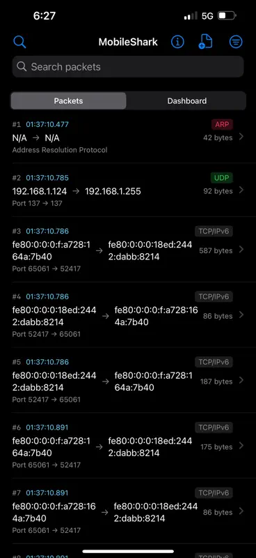 NetBuddy MobileShark screenshot 10 of 10