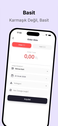 Kişişel Bütçe Yönetimi screenshot