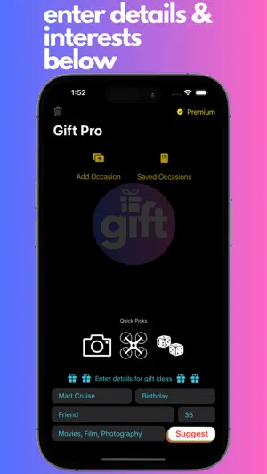 Gift Pro screenshot 2