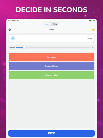 Random Chooser - Choice Maker iPad screenshot