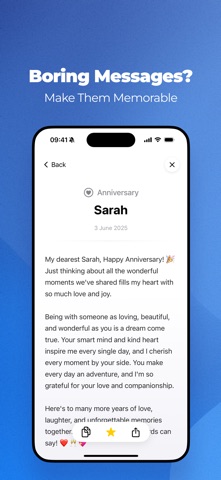 CelebrateAI: Birthday Messages iPhone screenshot