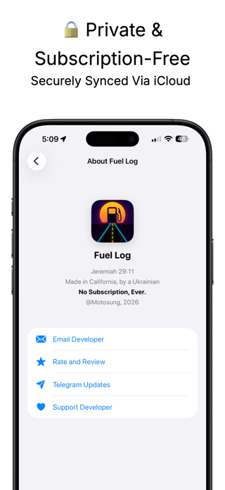 Fuel Log: Mileage Tracker Screenshot 4 of 4