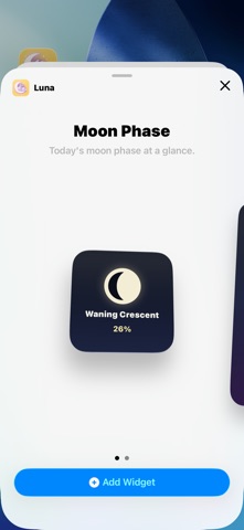 Luna Journal Moon Phases iPhone screenshot