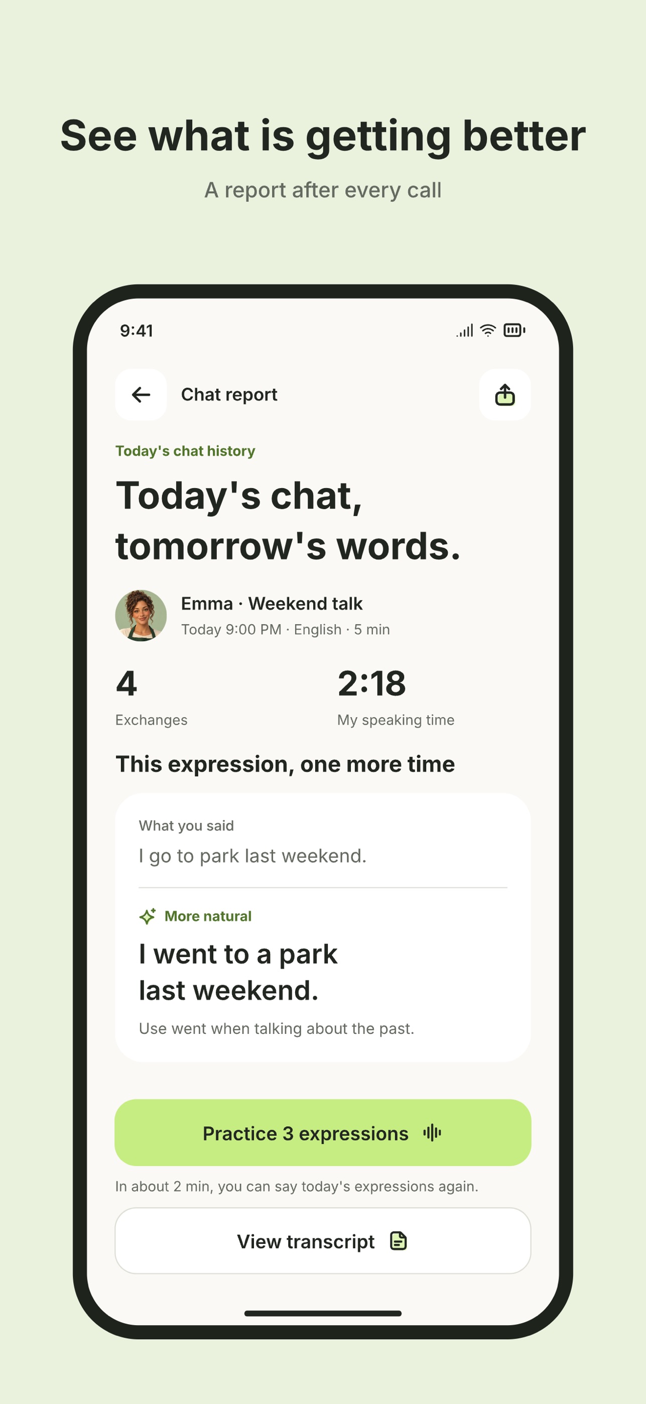 Screenshot 4 of mellow: AI Language Practice