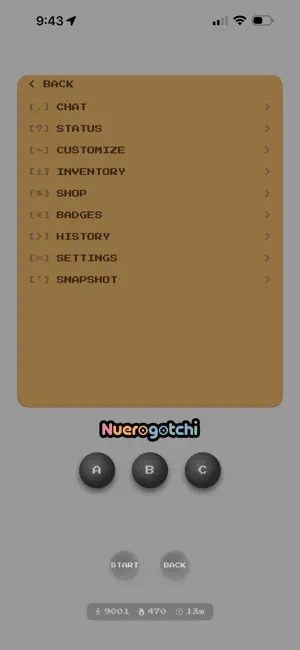 Nuerogotchi screenshot 4