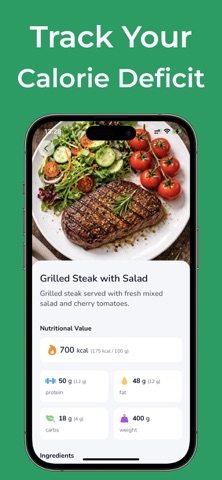 AI Calorie App - Food Scanner iPhone screenshot