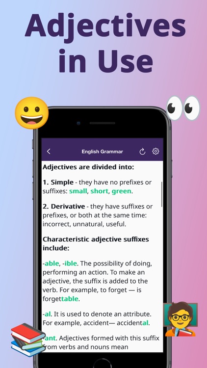 English Grammar: Adjectives screenshot-3