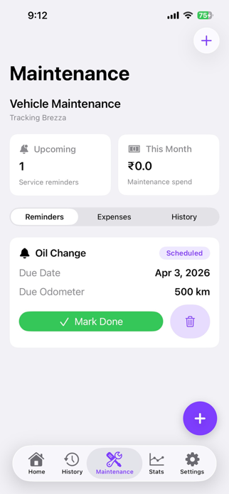 Fuel Analyzer: Track Logs Screenshot 4 of 6