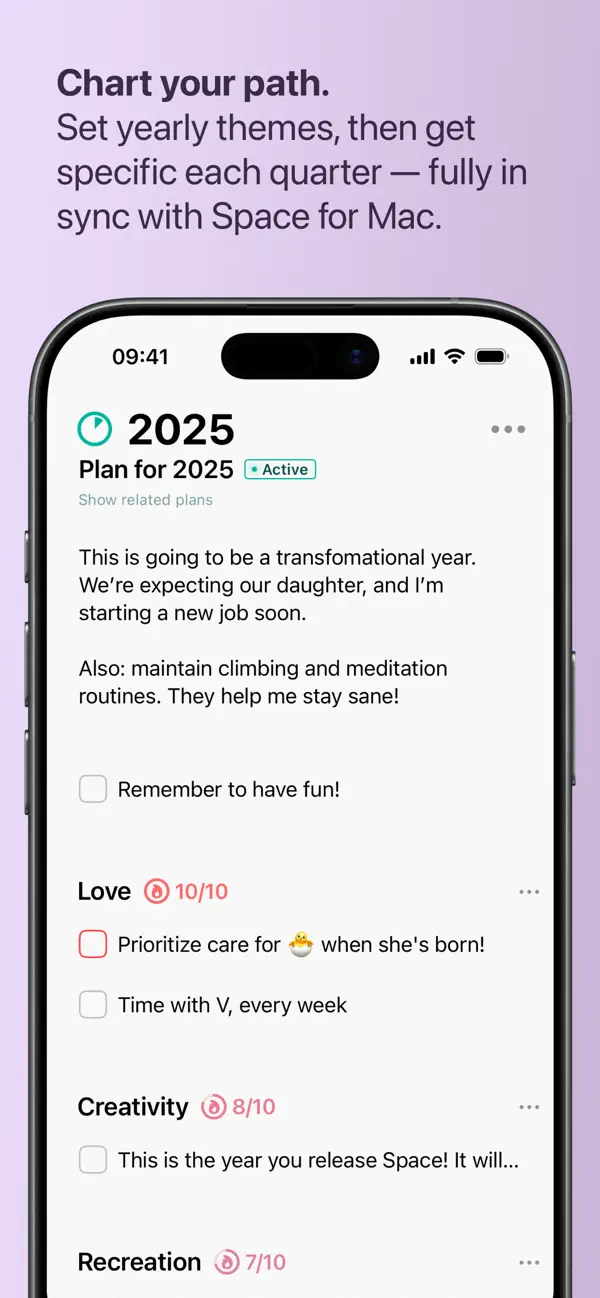 #2. Space - Life Planner (iOS) Által: Map + Territory