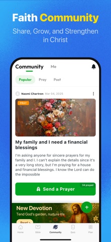BibleCrew:Christian Community iPhone screenshot