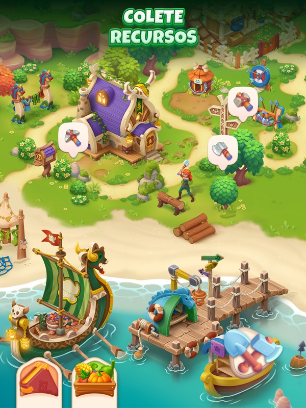 Viking Island: Merge Adventure screenshot 11