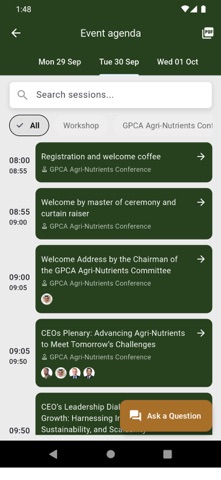 GPCA Events Networking screenshot