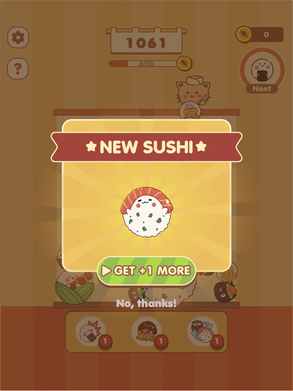 Screenshot #6 pour My Perfect Sushi: Drop & Merge