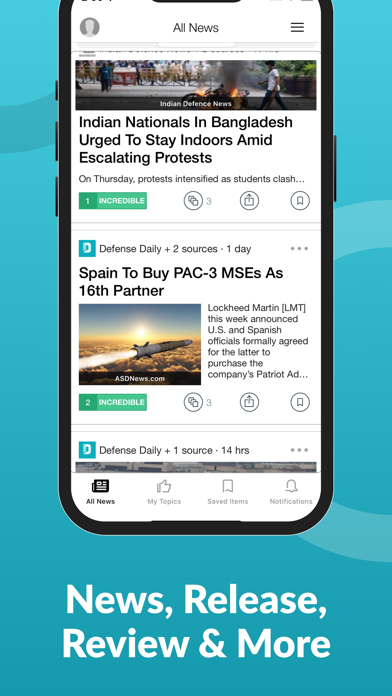 Defense & Military News Screenshot