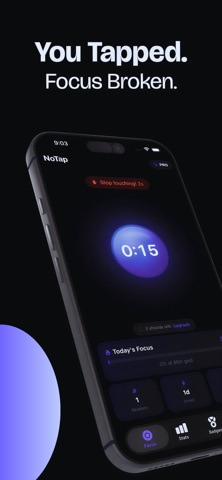 NoTap - Focus Timer screenshot