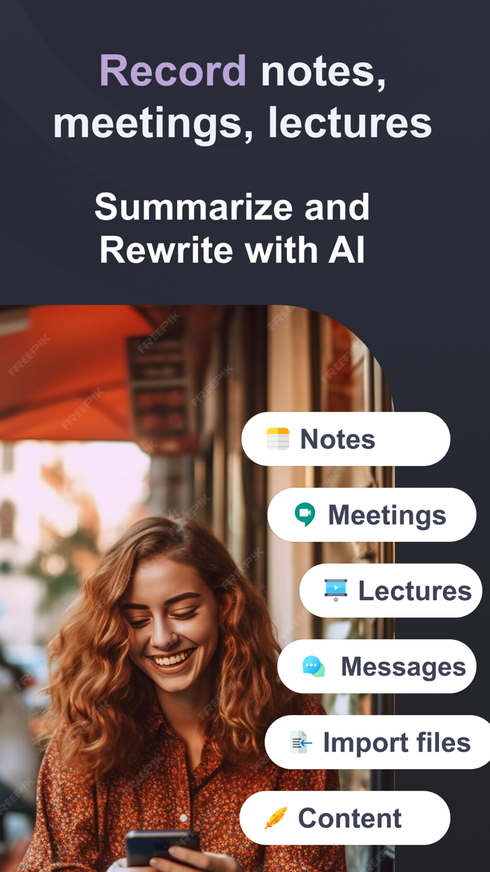 SpeakApp AI Voice Notes