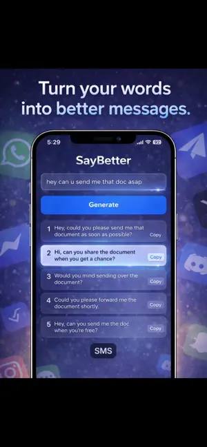 SayBetter AI Writer screenshot 2
