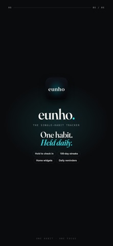 Eunho: Minimal Habit Tracker Screenshot 6 of 6