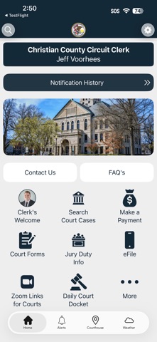 Christian County Circuit Clerk Screenshot 1 of 3