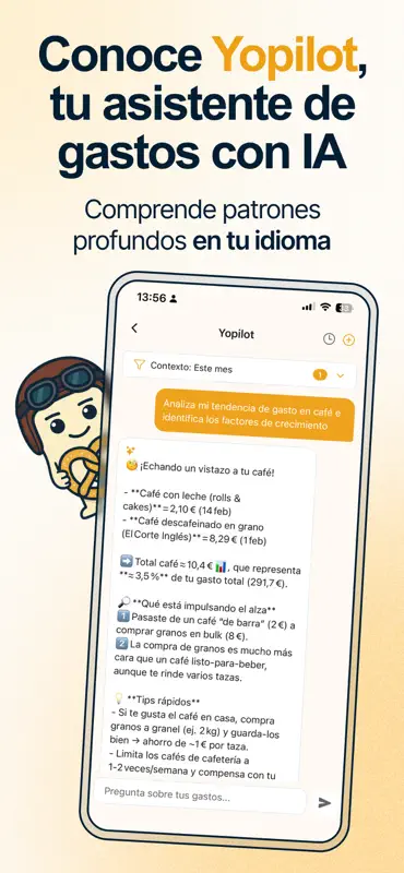 Yomio: Presupuesto y Gastos screenshot 3 of 6