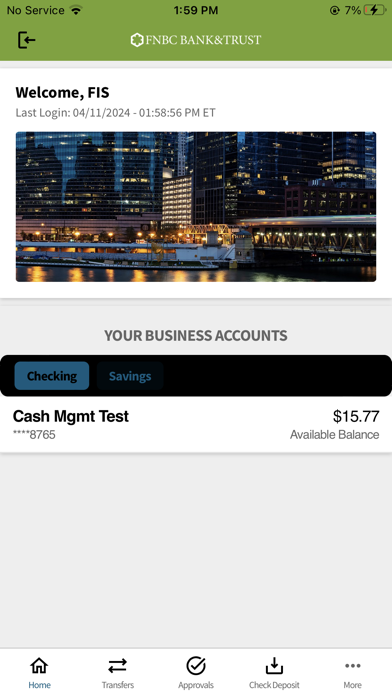 FNBC B&T Business Screenshot