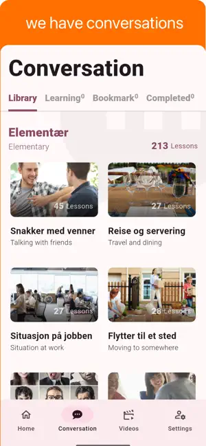 Norwegian - Listening Speaking screenshot 2