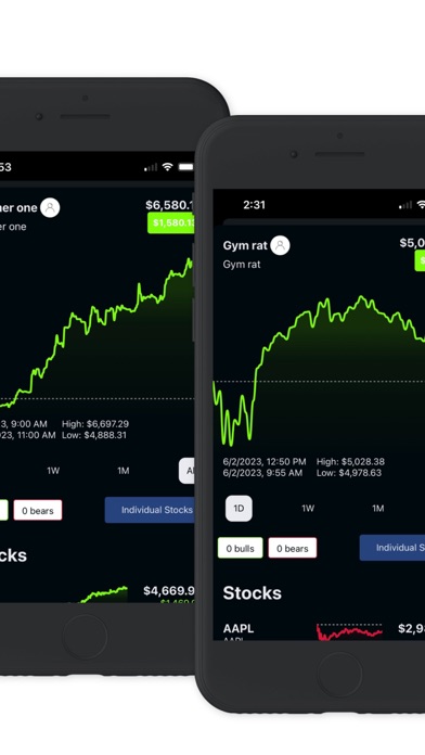 Stock Market Kings iPhone screenshot 3 - Finance app