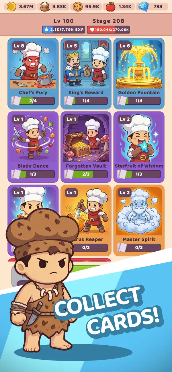Knife Hero: Idle RPG iOS Mod IPA screenshot 5 - iOS game interface