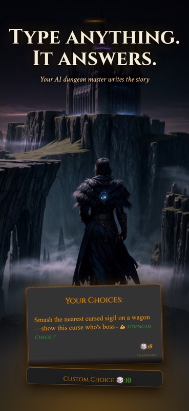 Requiem of Realms: AI RPG screenshot 1