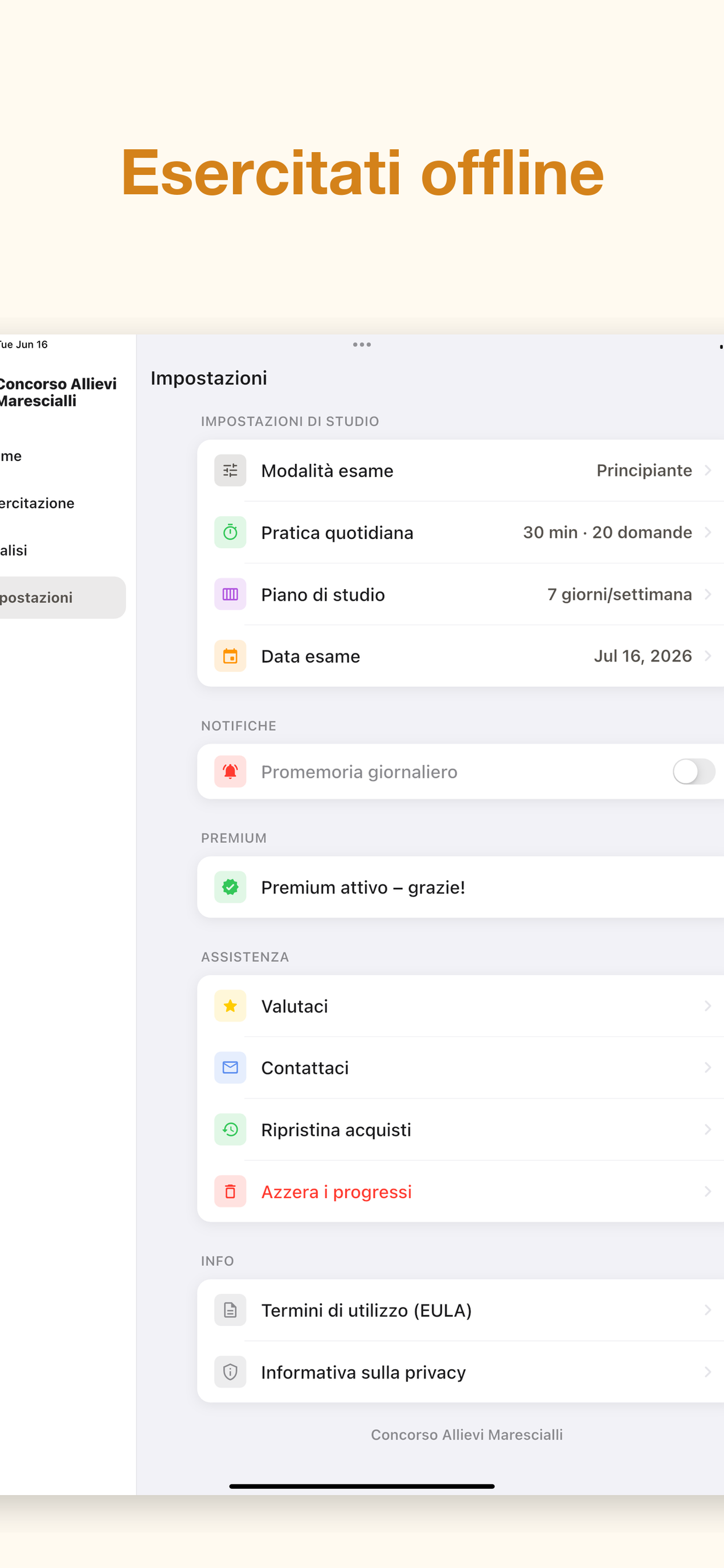Concorso Allievi Marescialli screenshot 5