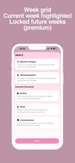 BabyNest Track screenshot 4