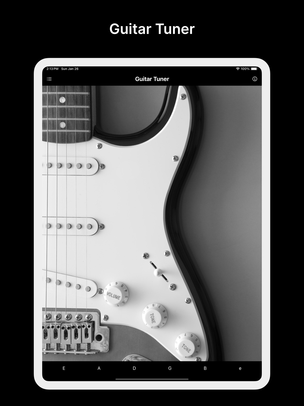 Guitar Tuner ipad screenshot 1
