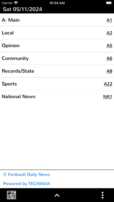 Faribault Daily News Screenshot