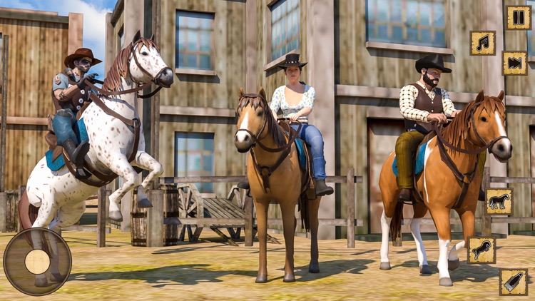 Wild West Cowboy Horse Games