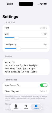 Gig Songbook Screenshot 8 of 9