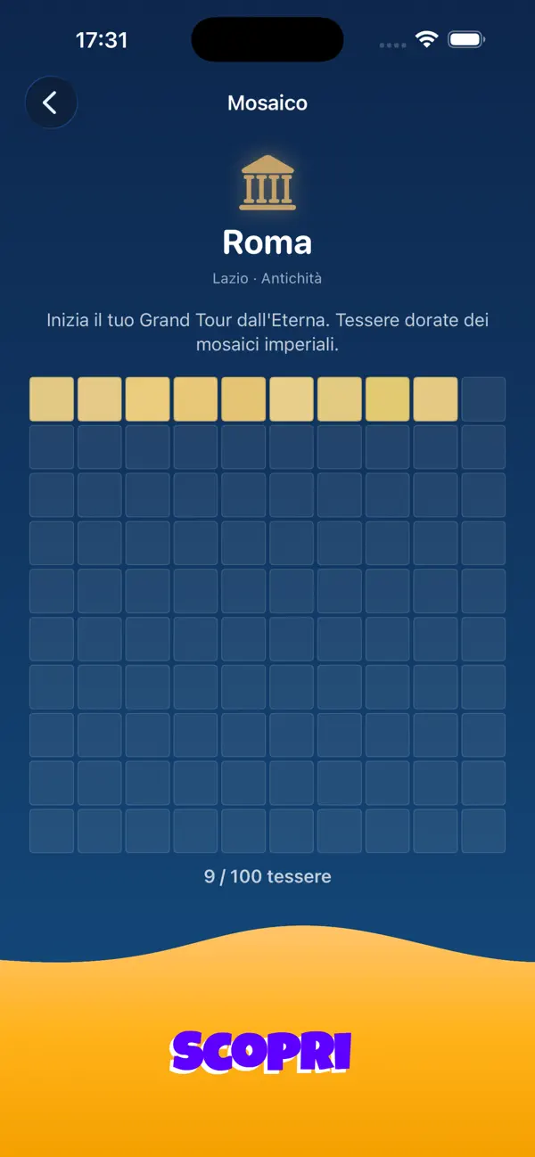 Schermata 6 di Tessere - Mosaici d'Italia