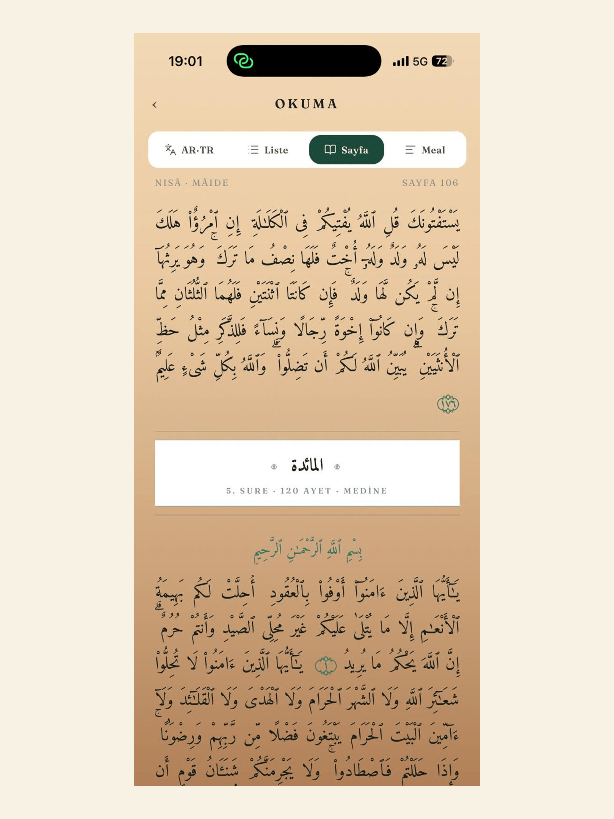 Nur — Kuran, Hatim, Ezan Vakti