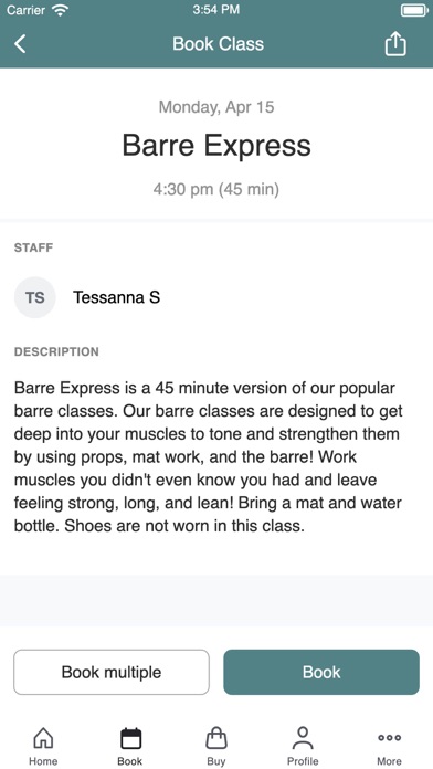 FORM Fitness Studio + Boutique Screenshot