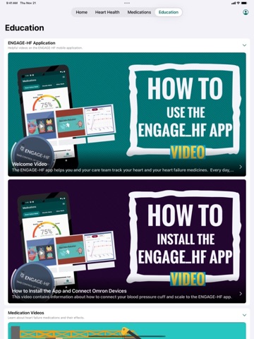ENGAGE-HF iPad screenshot