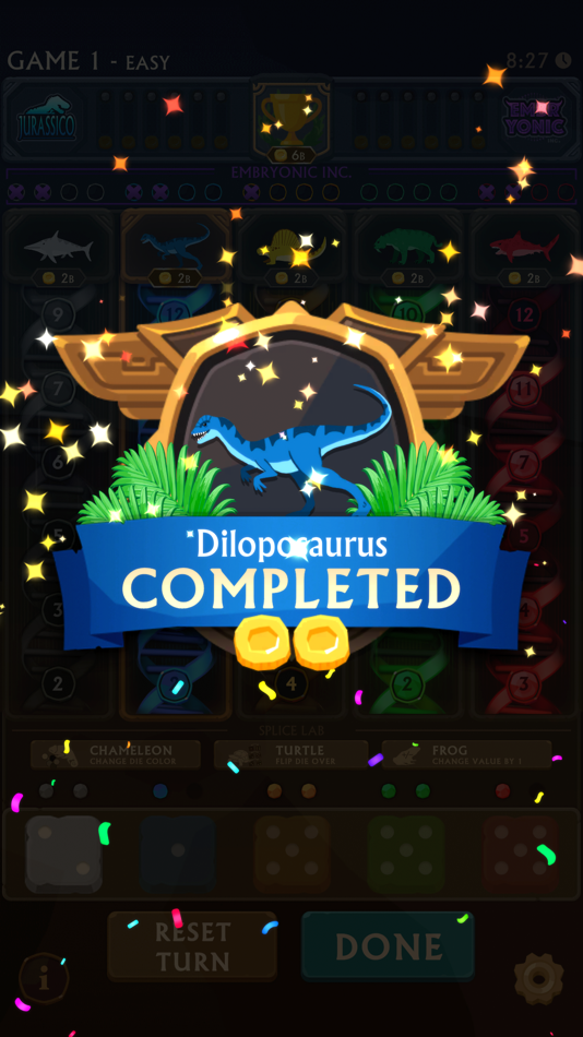#3. Jurassico Dice (iOS) 由: Robert Wolfe
