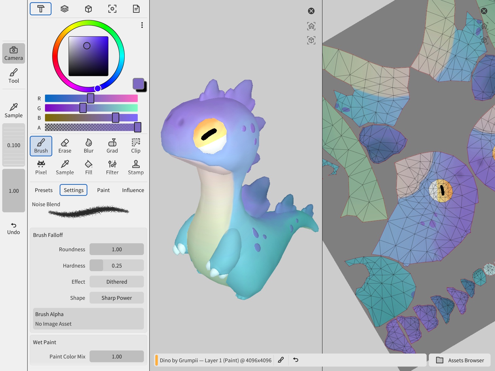 Wafer - 3D Texture Paint ipad screenshot 1