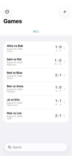 Multi Sport Score Keeper screenshot 1