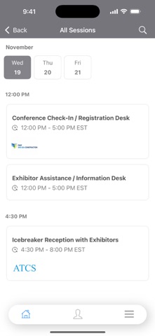 APC Fall Seminar App screenshot